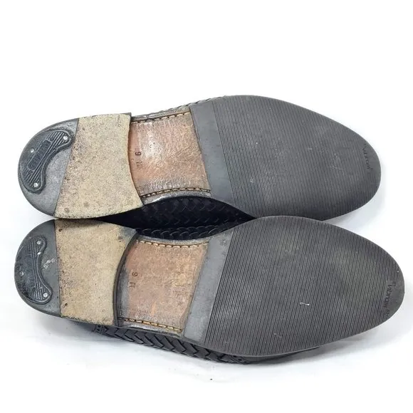 Mezlan Alicante Kiltie Tassel Woven Loafers