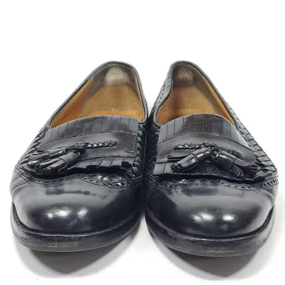 Mezlan Alicante Kiltie Tassel Woven Loafers