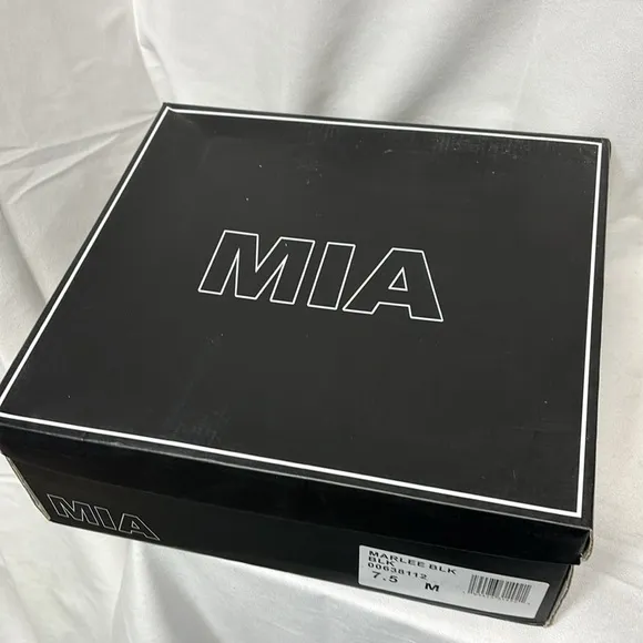 MIA 1976 Marlee black anatomic contoured footbed lace &amp; zip up combat boots