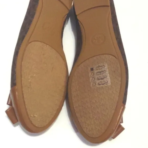 Michael Kors Andrea Logo Ballet Brand New