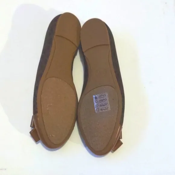 Michael Kors Andrea Logo Ballet Brand New