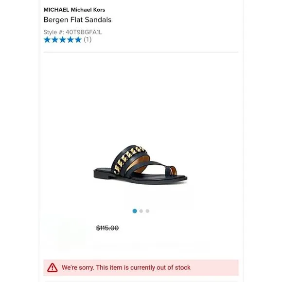Michael Kors Bergen Flat Sandals