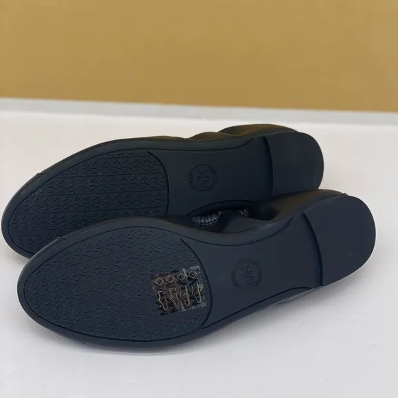 Michael Kors Carmen Toe Cap Ballet Flats Black/Gold