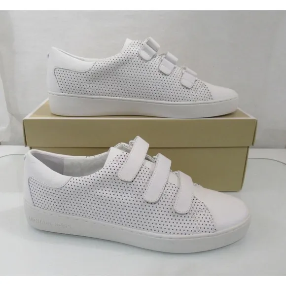 Michael Kors Craig Low Top Fashion Sneakers MK Logo Optic White Size 9.5