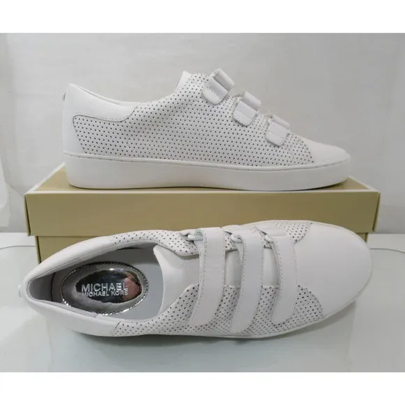Michael Kors Craig Low Top Fashion Sneakers MK Logo Optic White Size 9.5