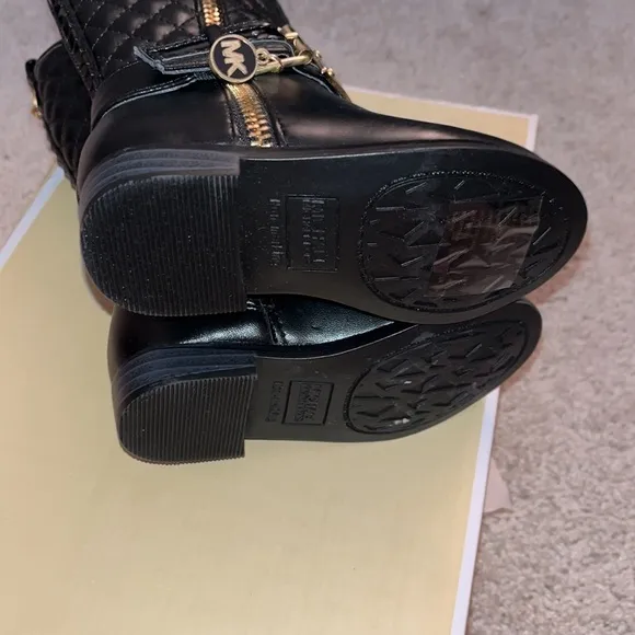 Michael Kors Kendra black boots shoes new Toddlers Girls
