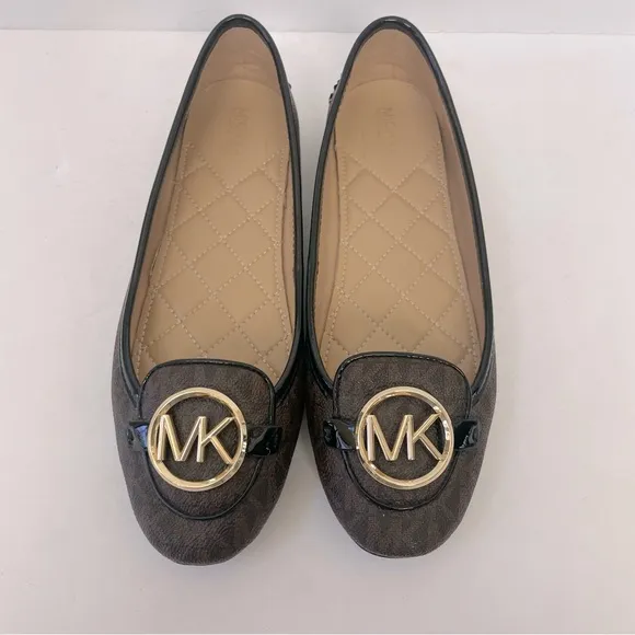 Michael Kors Lillie Logo Moccasin Flats 6.5