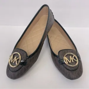 Michael Kors Lillie Logo Moccasin Flats 6.5