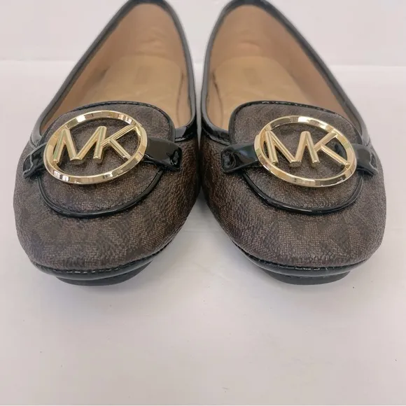 Michael Kors Lillie Logo Moccasin Flats 6.5