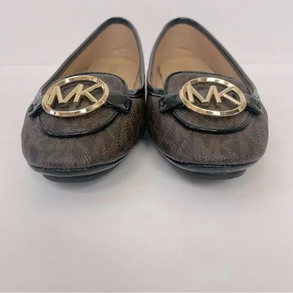 Michael Kors Lillie Logo Moccasin Flats 6.5