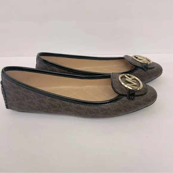 Michael Kors Lillie Logo Moccasin Flats 6.5