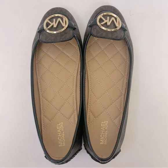 Michael Kors Lillie Logo Moccasin Flats 6.5