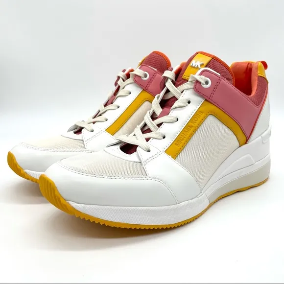 Michael Kors MK Georgie Wedge Platfrom Trainers