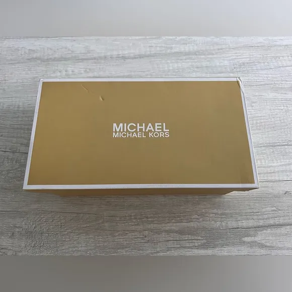 Michael Kors Women’s Gideon Crisscross Straps Logo Slide Sandals