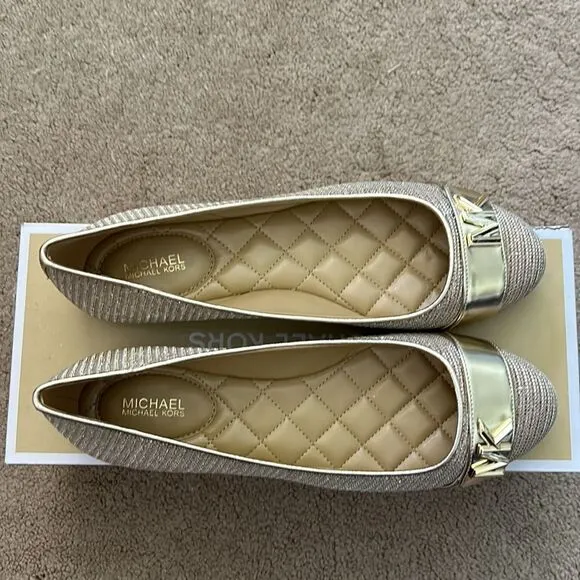 Michael Kors Women's Jilly Round Toe Ballet Flats Size 8
