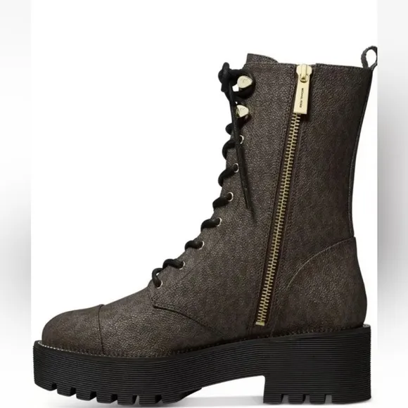 MICHAEL MICHAEL KORS Bryce Combat Boots Sz 9.5M