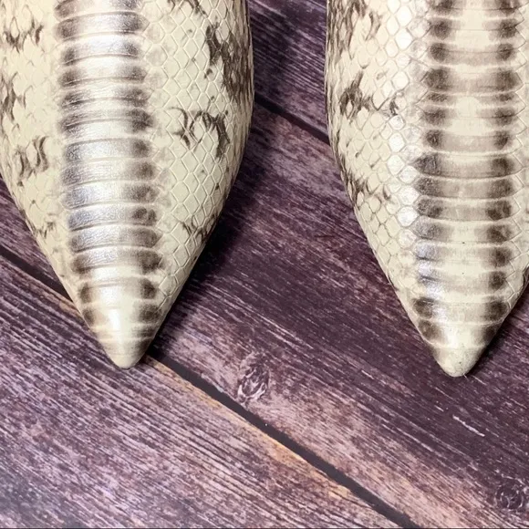 Michael Michael Kors ~ Mila D’Orsay Snake Print Flat