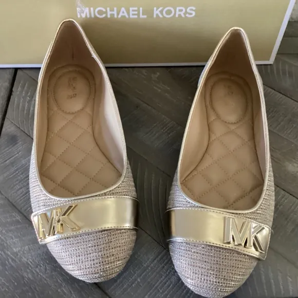 MICHAEL MICHAEL KORS Women's Jilly Round Toe Ballet Flats