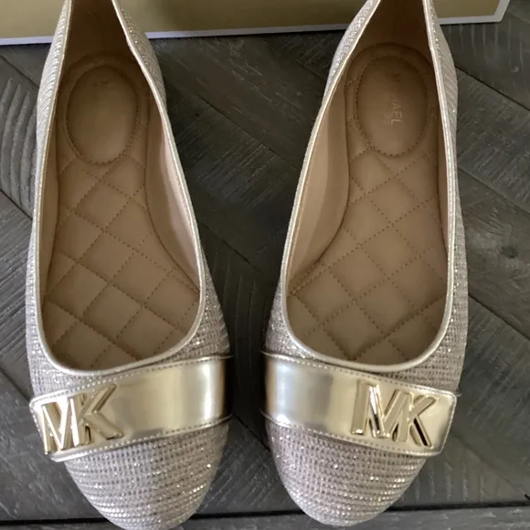 MICHAEL MICHAEL KORS Women's Jilly Round Toe Ballet Flats