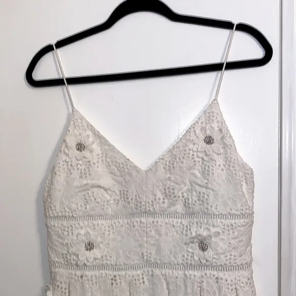 MICHAEL MICHAEL KORSFloral Appliqué Lace Cotton Dress