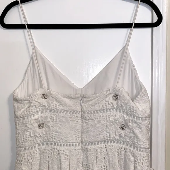 MICHAEL MICHAEL KORSFloral Appliqué Lace Cotton Dress