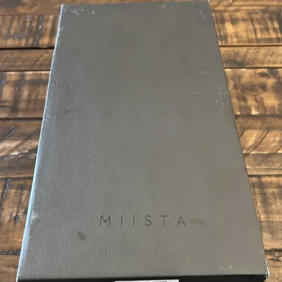 Miista Thais Leather Slip-On Platform Wedge Slide Sandal Toe Loop NEW EU 37 US 7