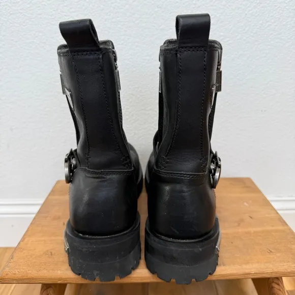 Milwaukee Motorcycle Company Afterburner Boots Black Size 9