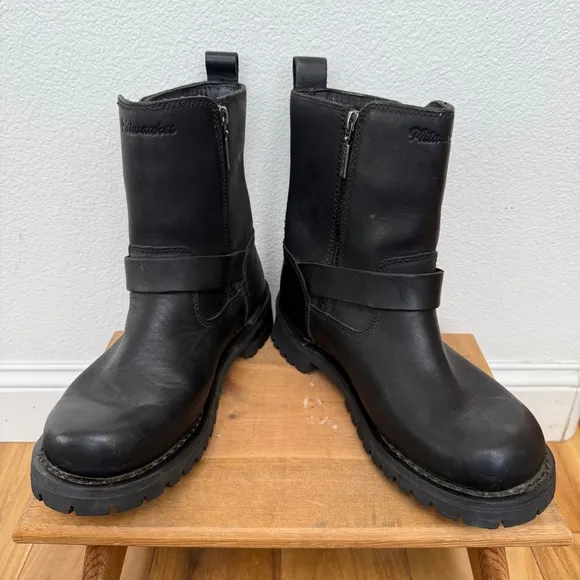 Milwaukee Motorcycle Company Afterburner Boots Black Size 9