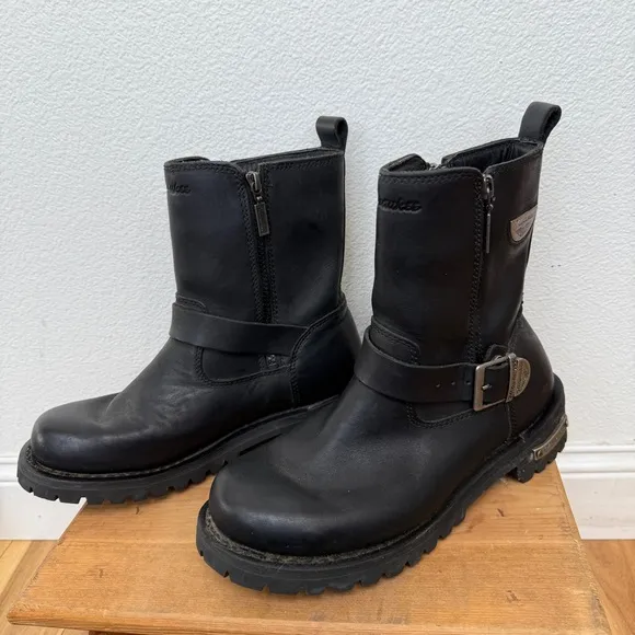 Milwaukee Motorcycle Company Afterburner Boots Black Size 9