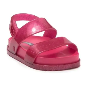 Mini Melissa Cosmoc Sandals Pink Glitter Size 5