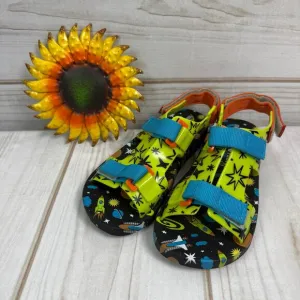 mini melissa x fabula ping pong space kids sandals 4Y