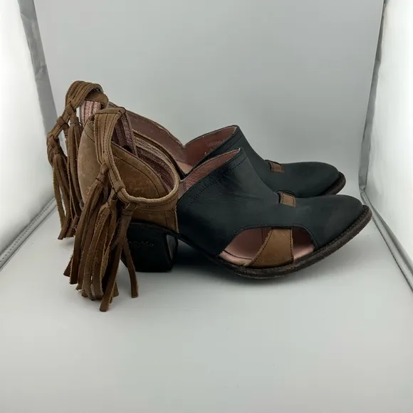 Miss Macie Mercy Me Leather Booties‎ Sandals Women’s Sz 8.5 NWT