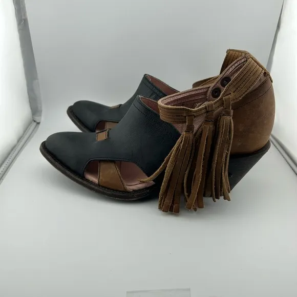 Miss Macie Mercy Me Leather Booties‎ Sandals Women’s Sz 8.5 NWT