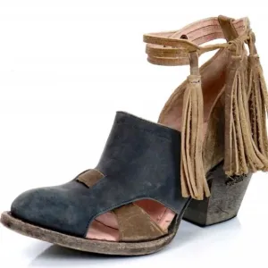 Miss Macie Mercy Me Leather Booties‎ Sandals Women’s Sz 8.5 NWT