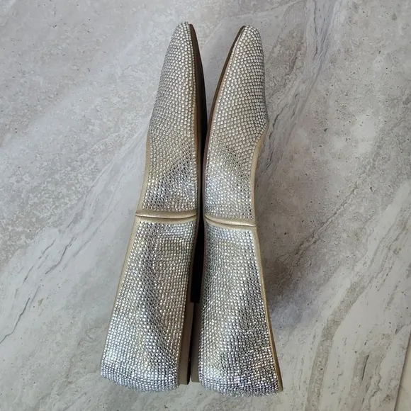 Mix No. 6 Crystal Flats 8 Pointed Toe