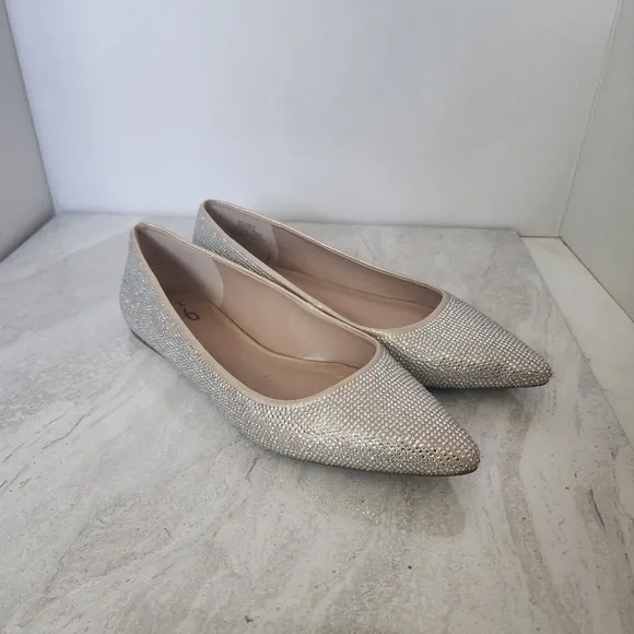 Mix No. 6 Crystal Flats 8 Pointed Toe
