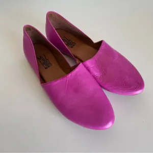 Miz Mooz Kimmy Premium Leather Almond Toe Flats