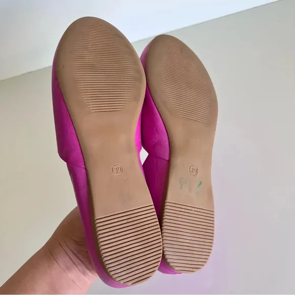 Miz Mooz Kimmy Premium Leather Almond Toe Flats