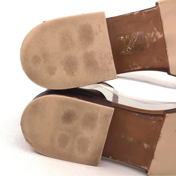 Miz Mooz Moore Leather Ankle Strap Sandals EUR 41