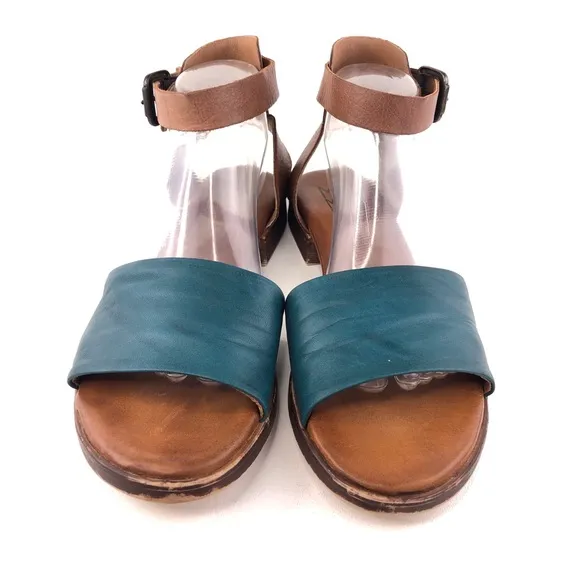 Miz Mooz Moore Leather Ankle Strap Sandals EUR 41