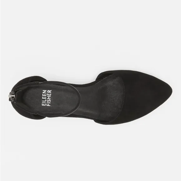 MNEW Eileen Fisher Dota Suede Ankle-Strap Pump Sz 8