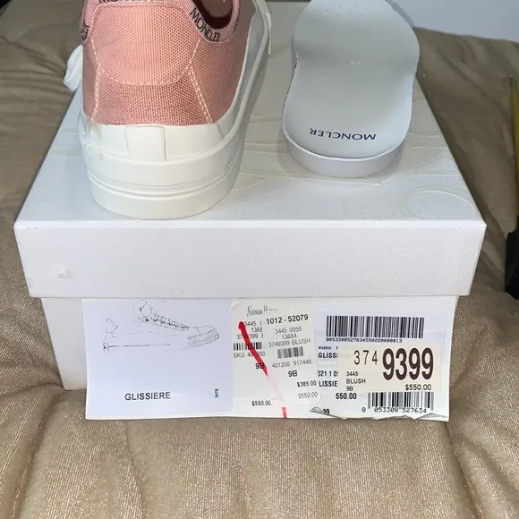 Moncler® Logo Canvas Low-Top Sneakers
