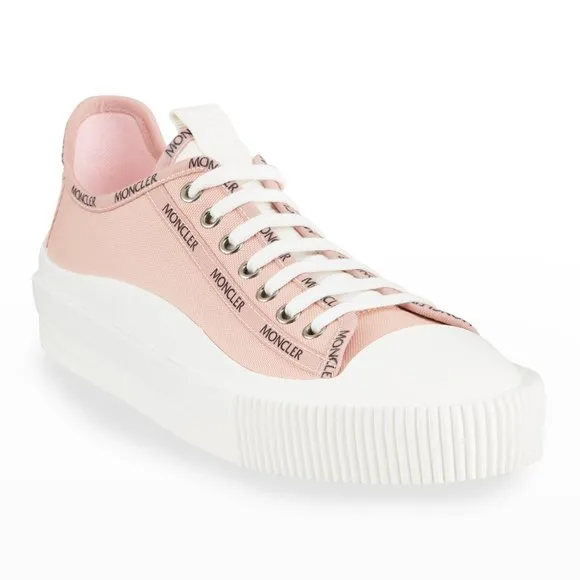 Moncler® Logo Canvas Low-Top Sneakers