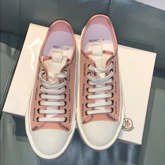 Moncler® Logo Canvas Low-Top Sneakers
