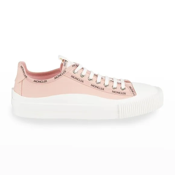 Moncler® Logo Canvas Low-Top Sneakers