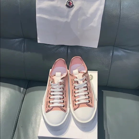 Moncler® Logo Canvas Low-Top Sneakers