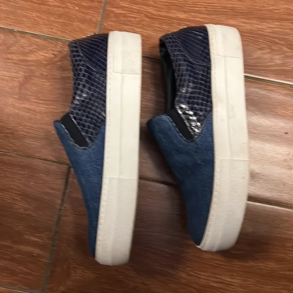 Moncler stunning slip on snakeskin and leather sneakers