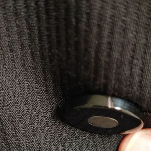 Mondi Ribbed Black Blazer Wool Mix Tailored Fit Size 38