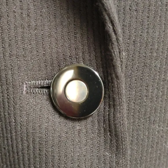 Mondi Ribbed Black Blazer Wool Mix Tailored Fit Size 38