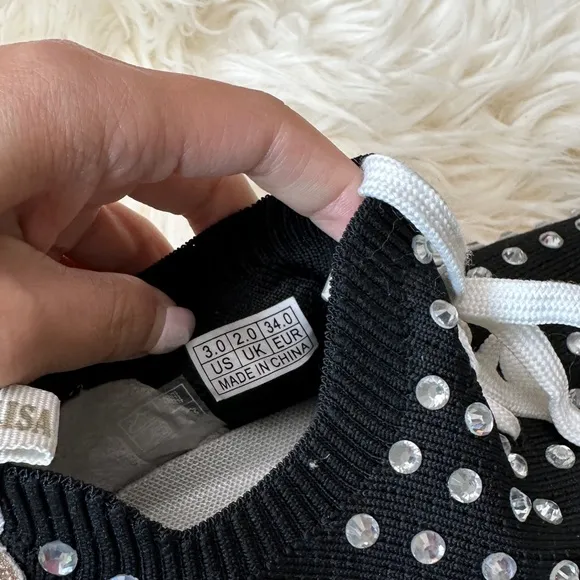 Monnalisacrystal-embellished low-top sneakers